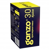 Ароматизированные презервативы Ganzo Juice - 30 шт. - Ganzo - купить с доставкой в Красногорске