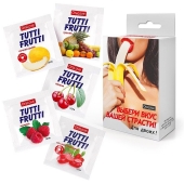 Набор из 5 саше съедобных смазок Tutti-Frutti - Биоритм - купить с доставкой в Красногорске