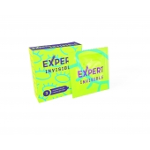 Ультратонкие презервативы Expert Invisible - 3 шт. - Expert - купить с доставкой в Красногорске