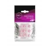 Прозрачная сквозная насадка на пенис с цветными шариками - Erowoman-Eroman - в Красногорске купить с доставкой