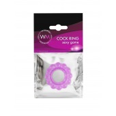 Лиловое эрекционное кольцо с 2 рядами стимулирующих шариков - Erowoman-Eroman - в Красногорске купить с доставкой