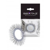 Круглое эрекционное кольцо с «ресничками» - Sextaz - в Красногорске купить с доставкой