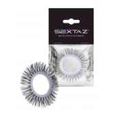 Круглое эрекционное кольцо с длинными «ресничками» - Sextaz - в Красногорске купить с доставкой