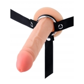 Мужской полый страпон на регулируемых ремнях - 18,5 см. - Sex Expert - купить с доставкой в Красногорске