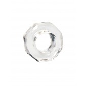 Прозрачное эрекционное кольцо в форме гайки - Sex Expert - в Красногорске купить с доставкой