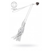 Белая кожаная плеть - 50 см. - Pecado - купить с доставкой в Красногорске