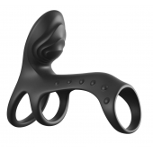 Черная насадка на пенис Ultimate Couples Cage Pro - Pipedream - в Красногорске купить с доставкой