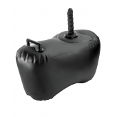 Черное надувное кресло с платформой для фиксации дилдо Body Dock Inflatable Love Seat - Pipedream - купить с доставкой в Красногорске