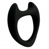 Черное эрекционное кольцо с рожками Wooomy Toro M - Adrien Lastic - в Красногорске купить с доставкой
