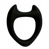Черное эрекционное кольцо с рожками Wooomy Toro M - Adrien Lastic - в Красногорске купить с доставкой