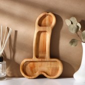 Деревянное блюдо для подачи в форме члена (25 х 16,5 х 1,7 см) - Сима-Ленд - купить с доставкой в Красногорске