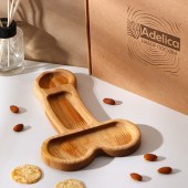 Деревянное блюдо для подачи в форме члена (25 х 16,5 х 1,7 см) - Сима-Ленд - купить с доставкой в Красногорске