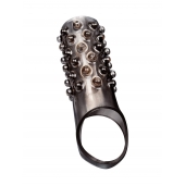 Дымчатая насадка на пенис с выпуклостями - 12 см. - Sex Expert - в Красногорске купить с доставкой