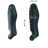 Серая силиконовая насадка на пенис с подхватом Manwan Ryzer - Manwan - в Красногорске купить с доставкой