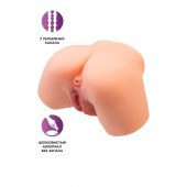 Телесный реалистичный мастурбатор-полуторс с 2 любовными входами - No Name - в Красногорске купить с доставкой