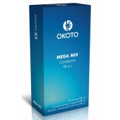 Презервативы OKOTO Mega Mix - 18 шт. - Sitabella - купить с доставкой в Красногорске