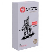 Точечные презервативы OKOTO Dotted - 12 шт. - Sitabella - купить с доставкой в Красногорске