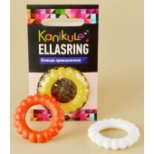 Цветное рельефное эрекционное кольцо Ellasring - Sitabella - в Красногорске купить с доставкой