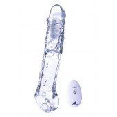 Прозрачная насадка-удлинитель Length Enhancer With Bullet с подхватом - 22,3 см. - NMC - в Красногорске купить с доставкой