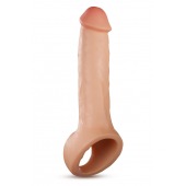 Телесная насадка-удлинитель Thrive 8.75 Inch Realistic Penis Extender Sleeve - 22,2 см. - Blush Novelties - в Красногорске купить с доставкой