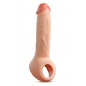 Телесная насадка-удлинитель Thrive 8.75 Inch Realistic Penis Extender Sleeve - 22,2 см. - Blush Novelties - в Красногорске купить с доставкой