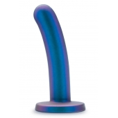 Синяя насадка с гладкой поверхностью Surrender 5.75 Inch Intermediate Pegging Dildo - 14,6 см. - Blush Novelties - купить с доставкой в Красногорске