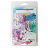 Набор из 3 эрекционных прозрачных колец - Boys of Toys - в Красногорске купить с доставкой