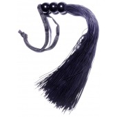 Черная силиконовая плетка - 25,4 см. - Boys of Toys - купить с доставкой в Красногорске