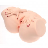 Телесный мастурбатор-полуторс Barbie - Naked Factory - в Красногорске купить с доставкой