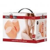 Телесный мастурбатор Liora с 2 любовными тоннелями - Baile - в Красногорске купить с доставкой