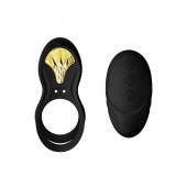 Черное эрекционное виброкольцо Bayek с пультом ДУ - Zalo - в Красногорске купить с доставкой