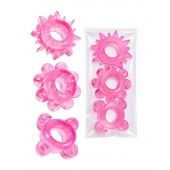 Комплект из 3 розовых эрекционных колец - Erowoman-Eroman - в Красногорске купить с доставкой