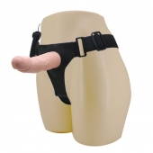 Реалистичный страпон-фаллоимитатор на трусиках Ultra Passionate Harness - 15 см. - Baile - купить с доставкой в Красногорске