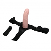 Реалистичный страпон-фаллоимитатор на трусиках Ultra Passionate Harness - 15 см. - Baile - купить с доставкой в Красногорске