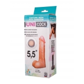 Фаллическая насадка Харнесс UNICOCK 5,5  - 17 см. - LOVETOY (А-Полимер) - купить с доставкой в Красногорске