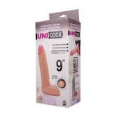 Фаллическая насадка Харнесс UNICOCK 9  - 24 см. - LOVETOY (А-Полимер) - купить с доставкой в Красногорске