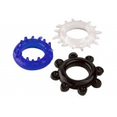 Набор из 3 разноцветных эрекционных колец - A-toys - в Красногорске купить с доставкой