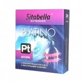 Стимулирующая насадка со спиралью из усиков Platino  Шторм - Sitabella - купить с доставкой в Красногорске