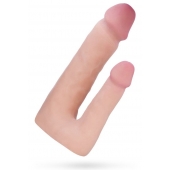 Поясной страпон с насадкой для двойного проникновения - 16 см. - ToyFa - купить с доставкой в Красногорске