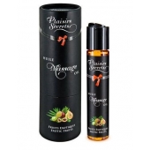 Массажное масло с ароматом экзотических фруктов Huile de Massage Gourmande Fruits Exotiques - 59 мл. - Plaisir Secret - купить с доставкой в Красногорске