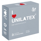 Презервативы с точками Unilatex Dotted - 3 шт. - Unilatex - купить с доставкой в Красногорске