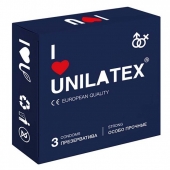 Ультрапрочные презервативы Unilatex Extra Strong - 3 шт. - Unilatex - купить с доставкой в Красногорске