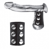 Утяжка на пенис на кнопочках 100% PVC STRAP WITH METAL SNAP - BlueLine - купить с доставкой в Красногорске