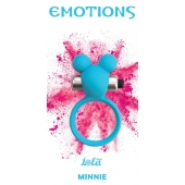 Голубое эрекционное виброколечко Emotions Minnie Breeze - Lola Games - в Красногорске купить с доставкой