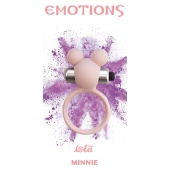 Розовое эрекционное виброколечко Emotions Minnie Light pink - Lola Games - в Красногорске купить с доставкой