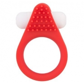 Красное эрекционное кольцо LIT-UP SILICONE STIMU RING 1 RED - Dream Toys - в Красногорске купить с доставкой