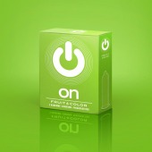 Цветные ароматизированные презервативы ON) Fruit   Color - 3 шт. - ON) - купить с доставкой в Красногорске