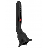 Чёрный вибростимулятор для головки члена с эффектом всасывания Vibrating Roto-Sucker - Pipedream - в Красногорске купить с доставкой