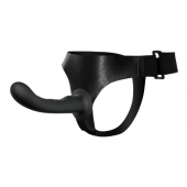 Страпон с изогнутой головкой Ultra Harness Curvy Dildo - 15,8 см. - Baile - купить с доставкой в Красногорске