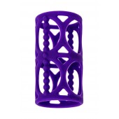 Фиолетовая насадка-сетка на член - A-toys - в Красногорске купить с доставкой